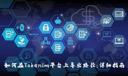 如何在Tokenim平台上导出路径：详细指南