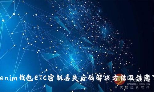 Tokenim钱包ETC密钥丢失后的解决方法及注意事项